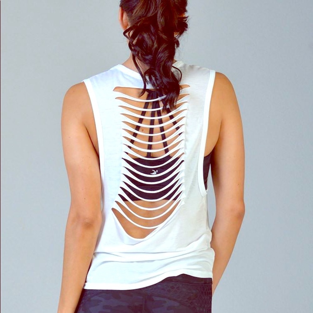 Glyder - Slash back pocket tank